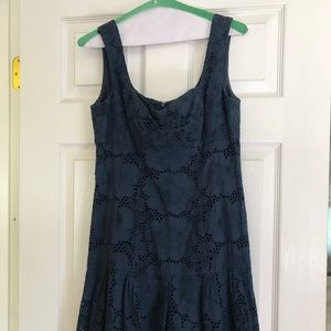 Darling navy blue eyelet dress by Nanette Lapore Size 4